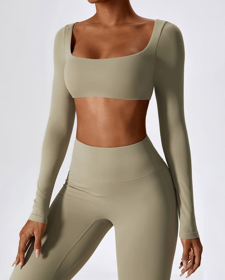 Melisa Long Sleeve - Khaki