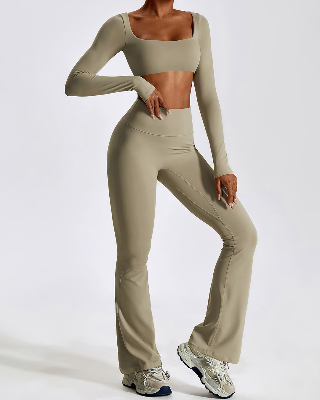 Melisa Long Sleeve - Khaki