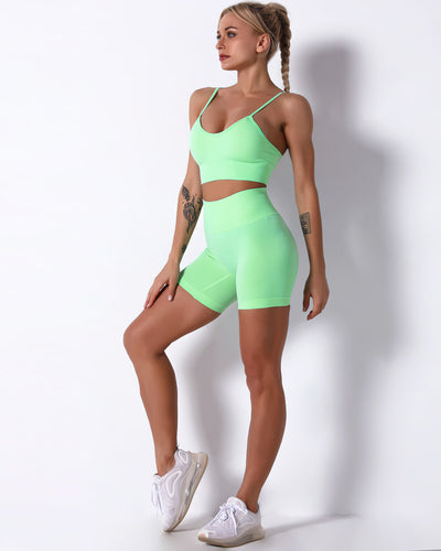 Mikaela Seamless Shorts - Green