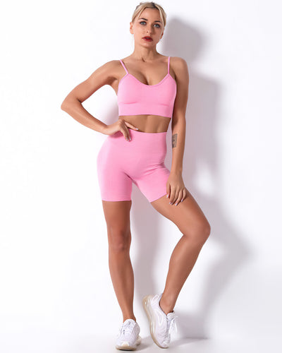 Mikaela Seamless Shorts - Pink