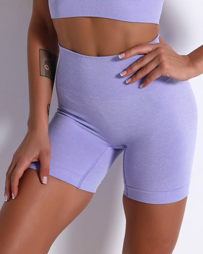 Mikaela Seamless Shorts - Purple