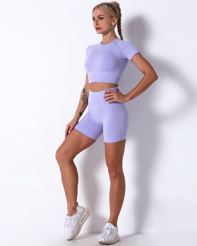Mikaela Seamless Shorts - Purple