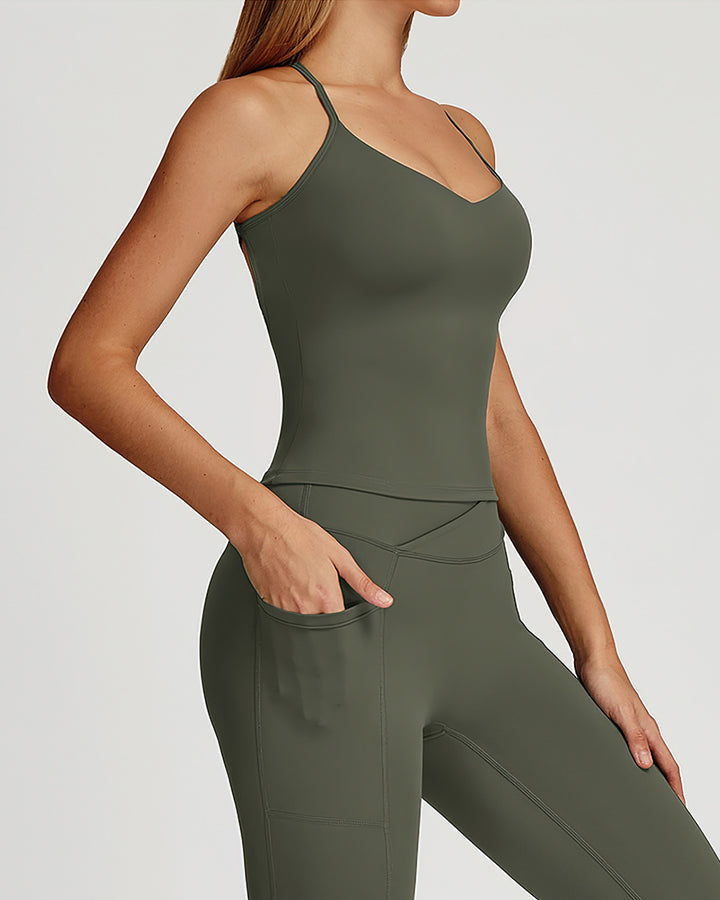 Mila Crop Top - Green