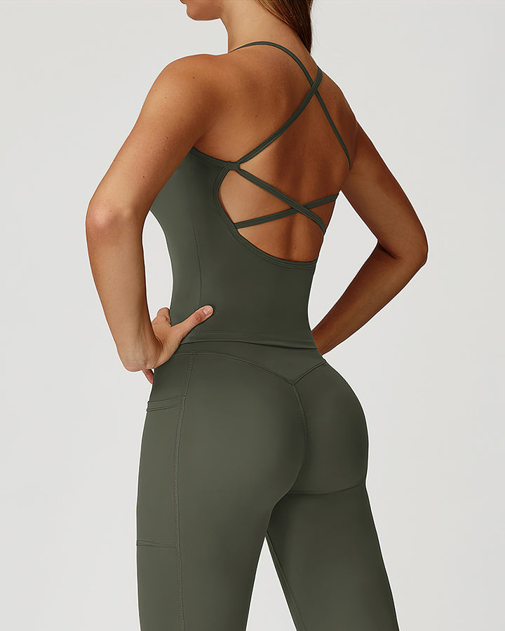 Mila Crop Top - Green