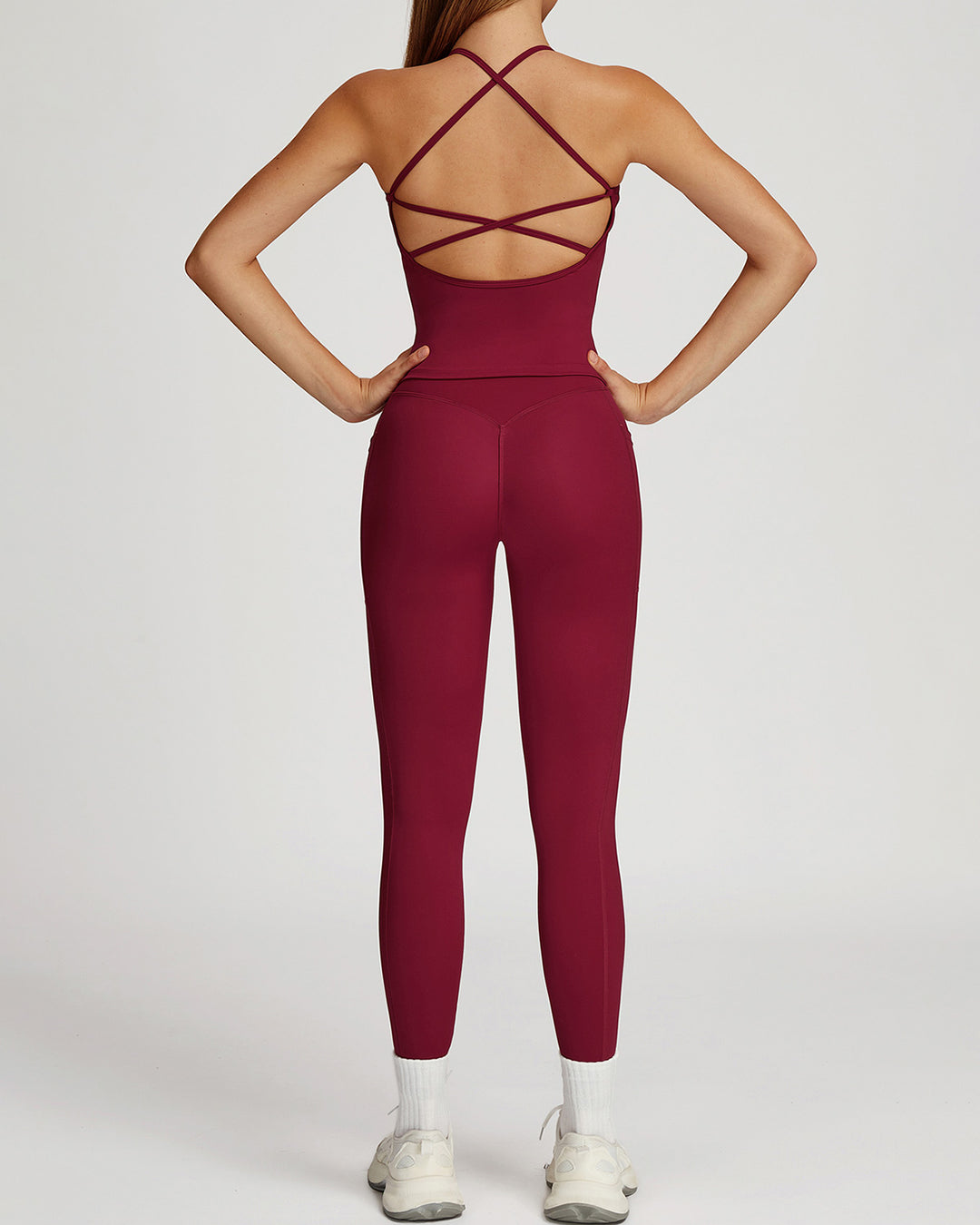 Mila Crop Top - Red