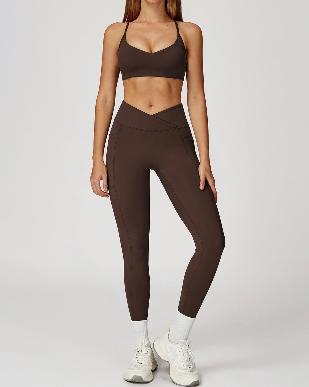 Mila Seamless Leggings - Brown