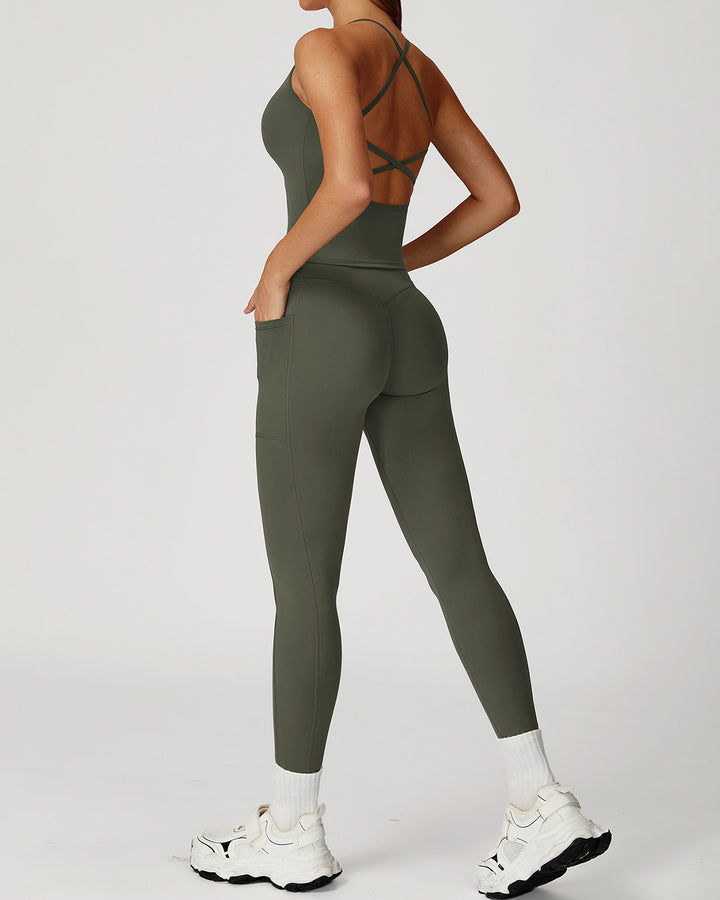 Mila Seamless Leggings - Green