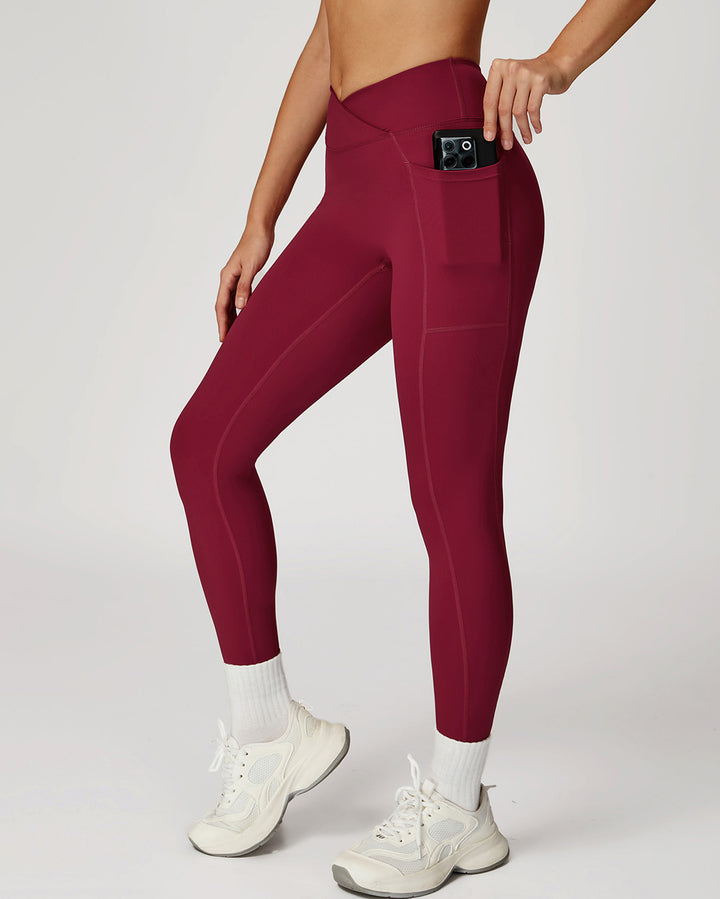 Mila Seamless Leggings - Red