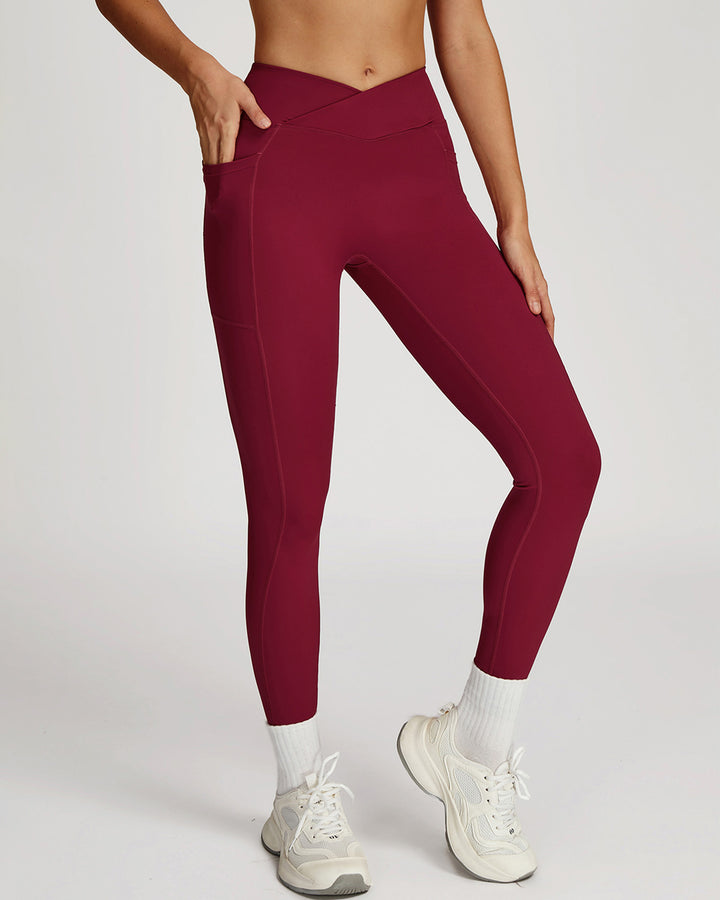 Mila Seamless Leggings - Red