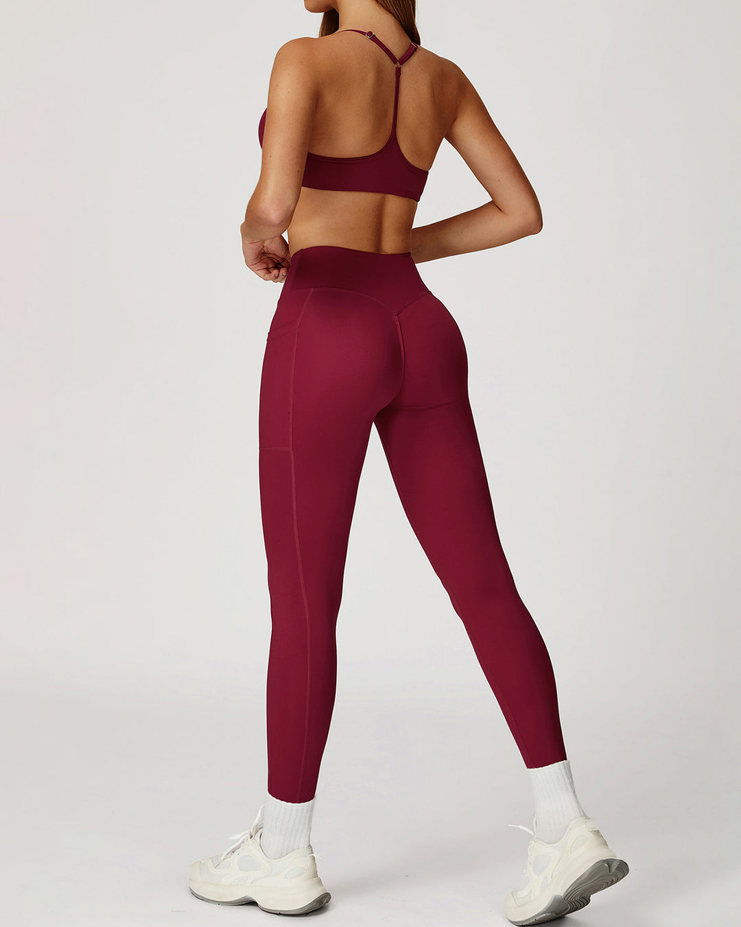 Mila Seamless Leggings - Red