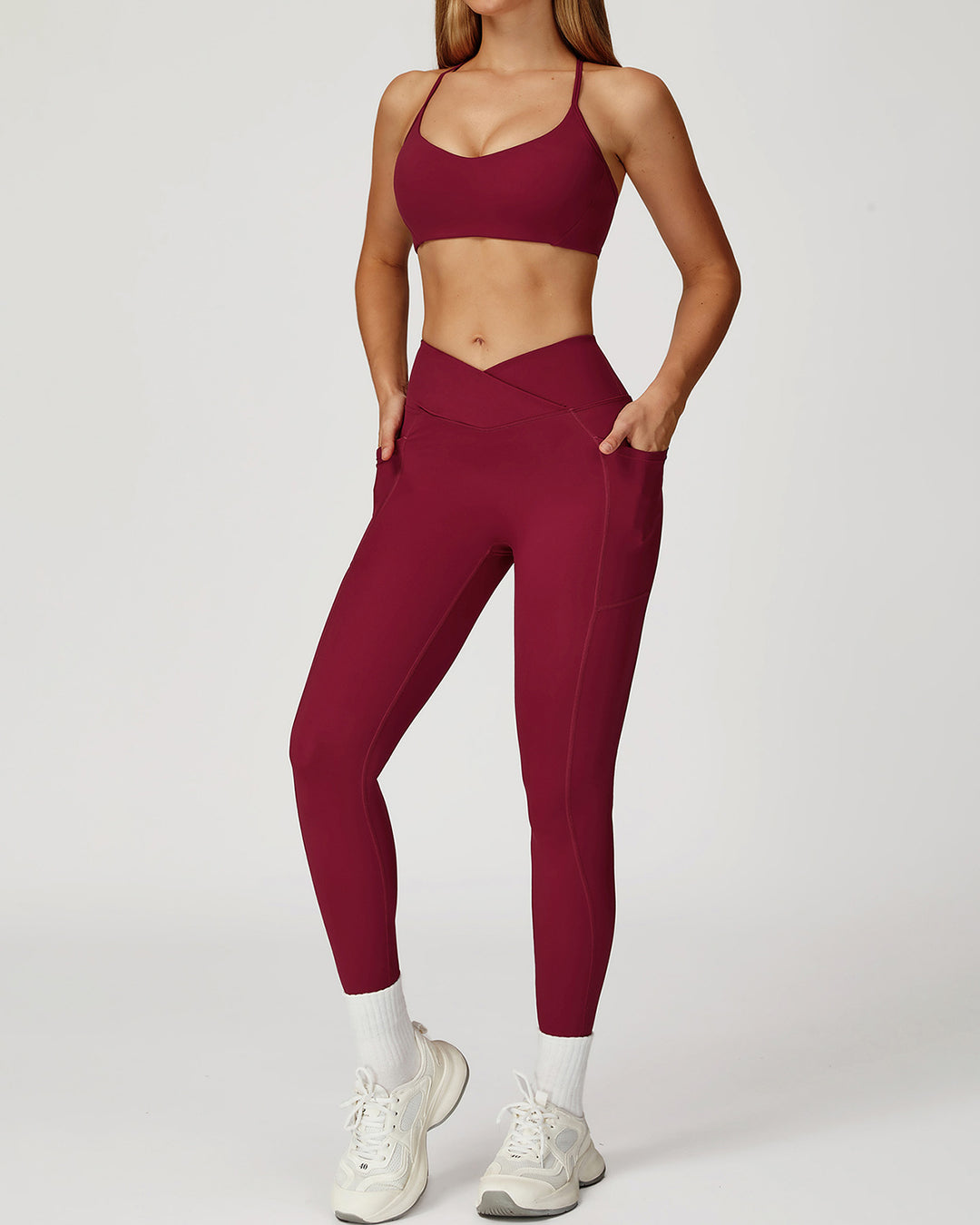 Mila Seamless Leggings - Red