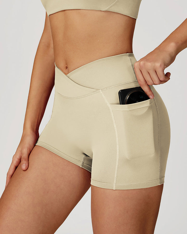 Mila Seamless Shorts - Beige