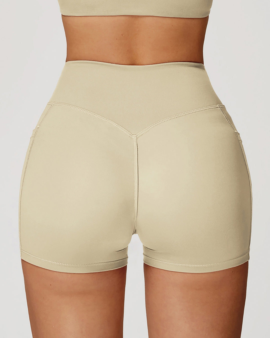 Mila Seamless Shorts - Beige