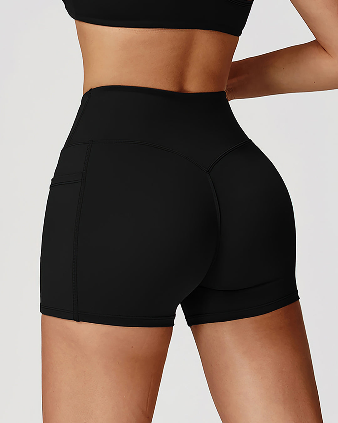 Mila Seamless Shorts - Black