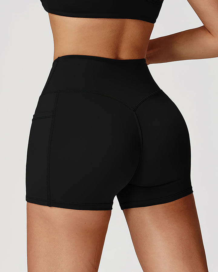Mila Seamless Shorts - Black