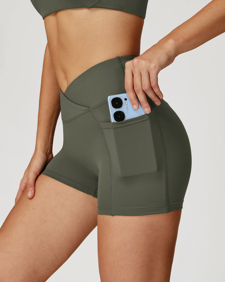 Mila Seamless Shorts - Green