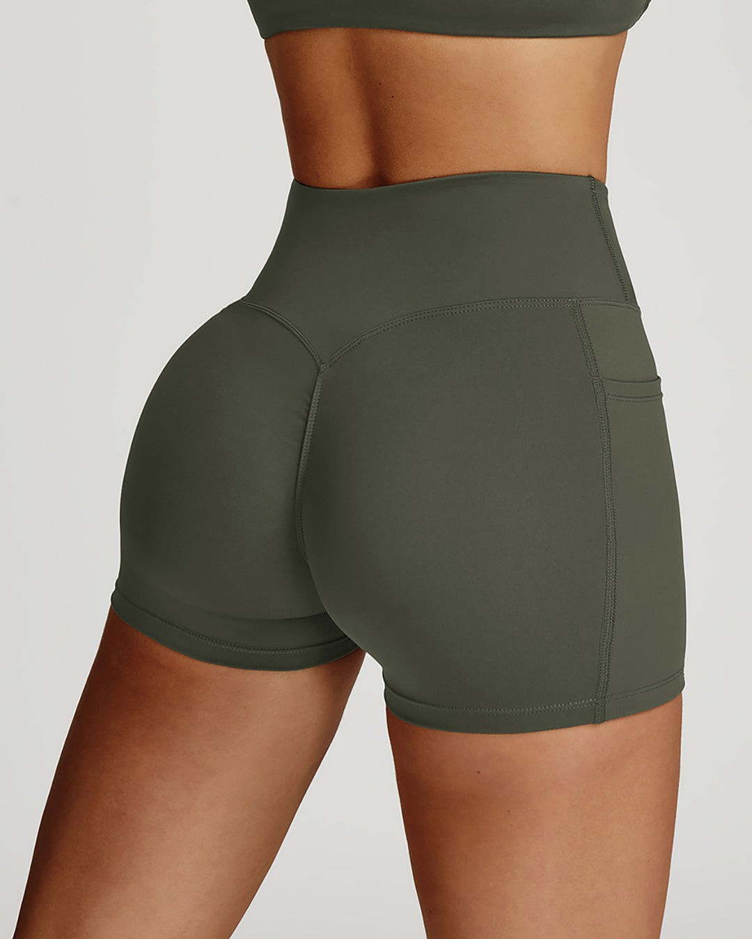 Mila Seamless Shorts - Green