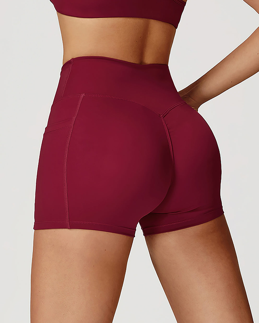 Mila Seamless Shorts - Red