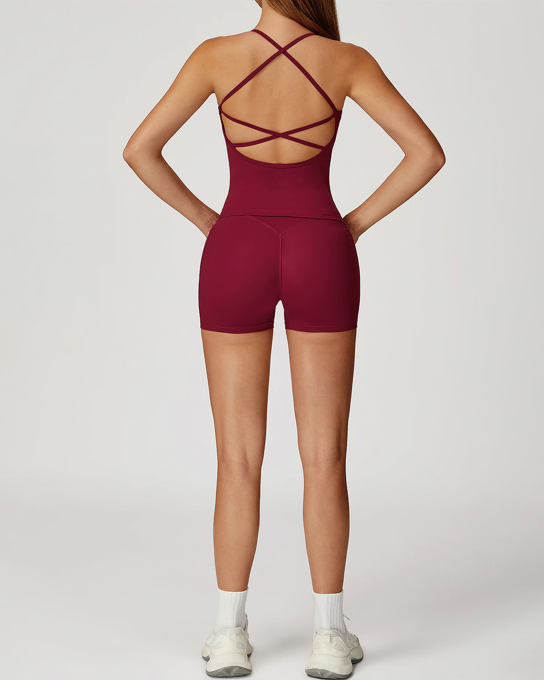 Mila Seamless Shorts - Red