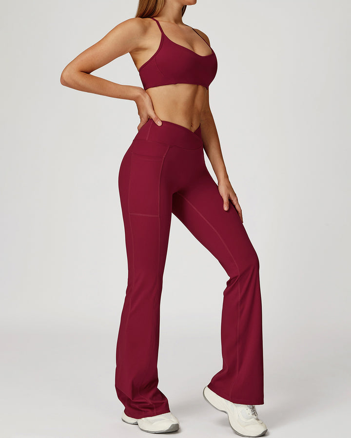 Mila Sports Bra - Red