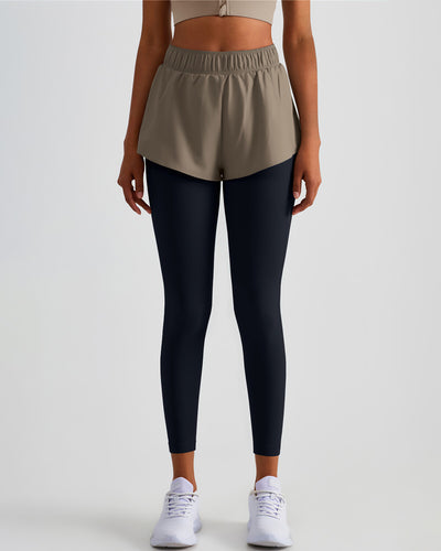 Milana Shorts Leggings - Ebony Mocha