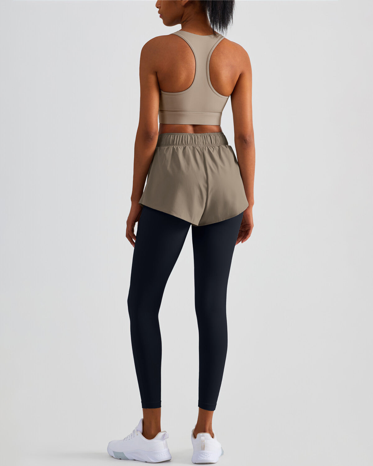 Milana Shorts Leggings - Ebony Mocha