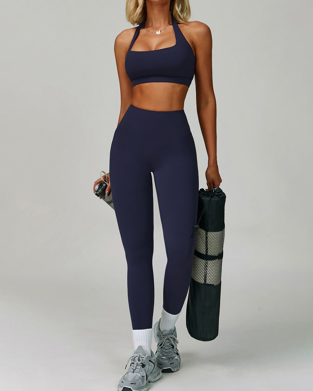 Mira Active Bra - Navy