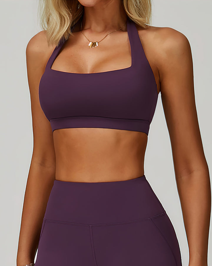 Mira Active Bra - Purple