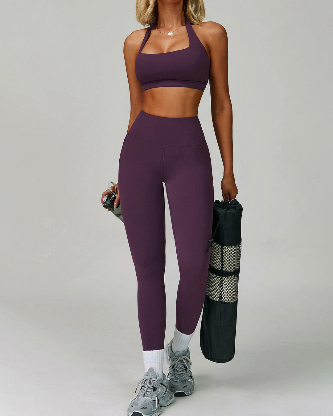 Mira Active Bra - Purple