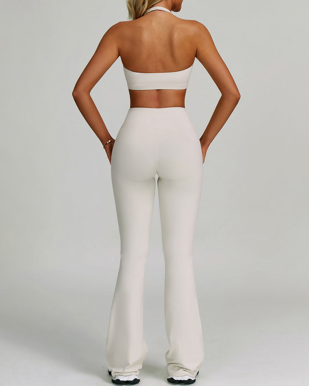 Mira Flare Leggings - Oyster