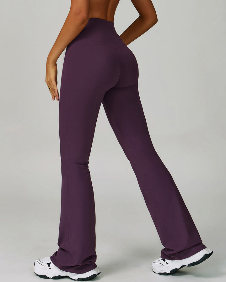 Mira Flare Leggings - Purple