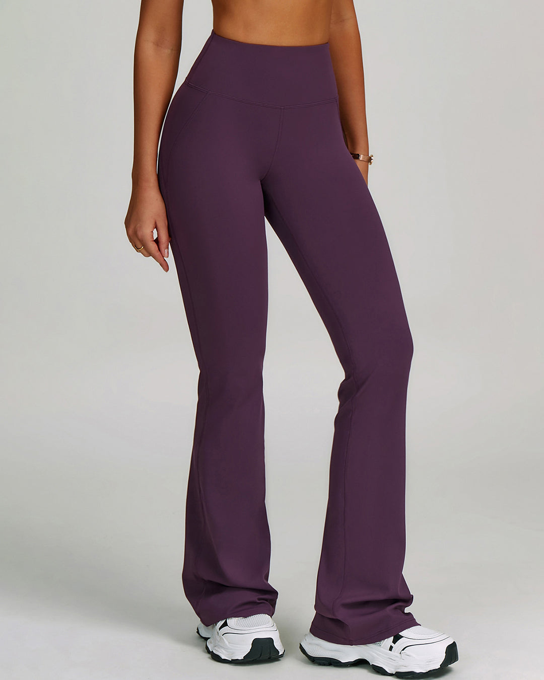 Mira Flare Leggings - Purple