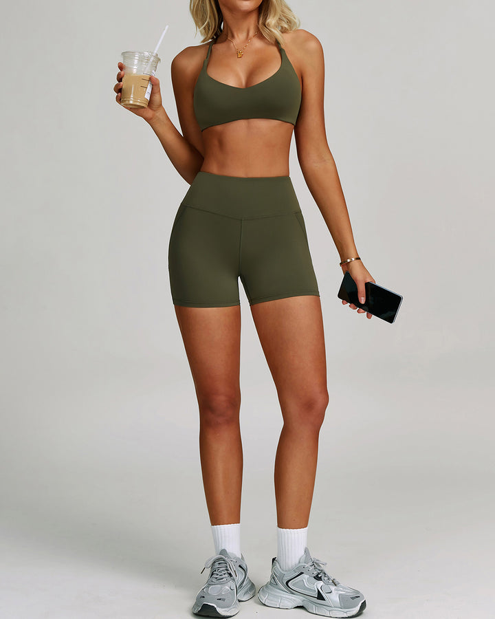Mira Sports Bra - Green