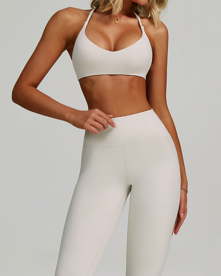 Mira Sports Bra - Oyster