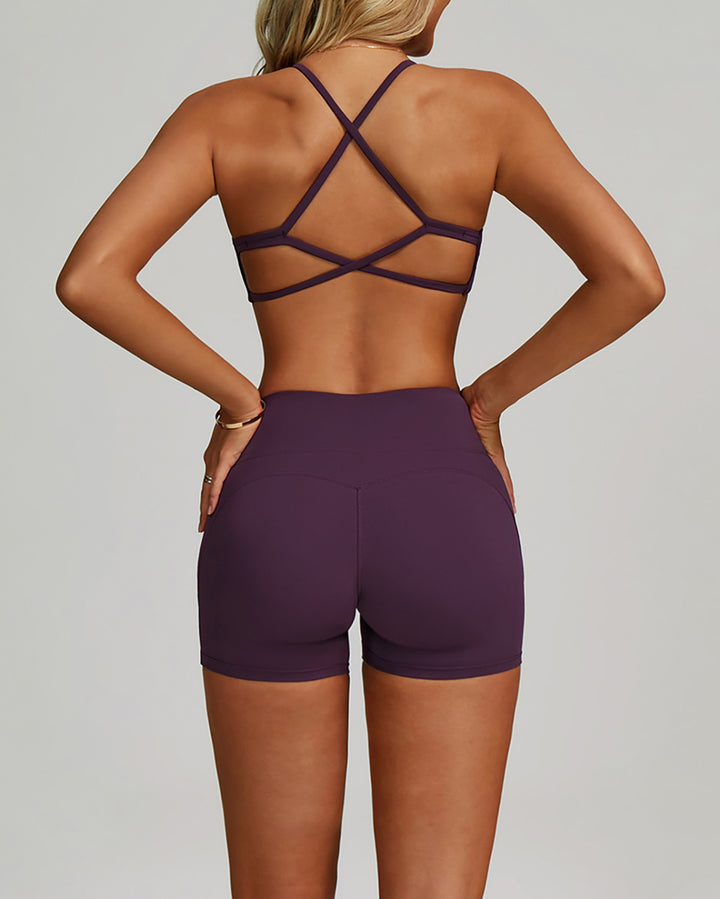 Mira Sports Bra - Purple