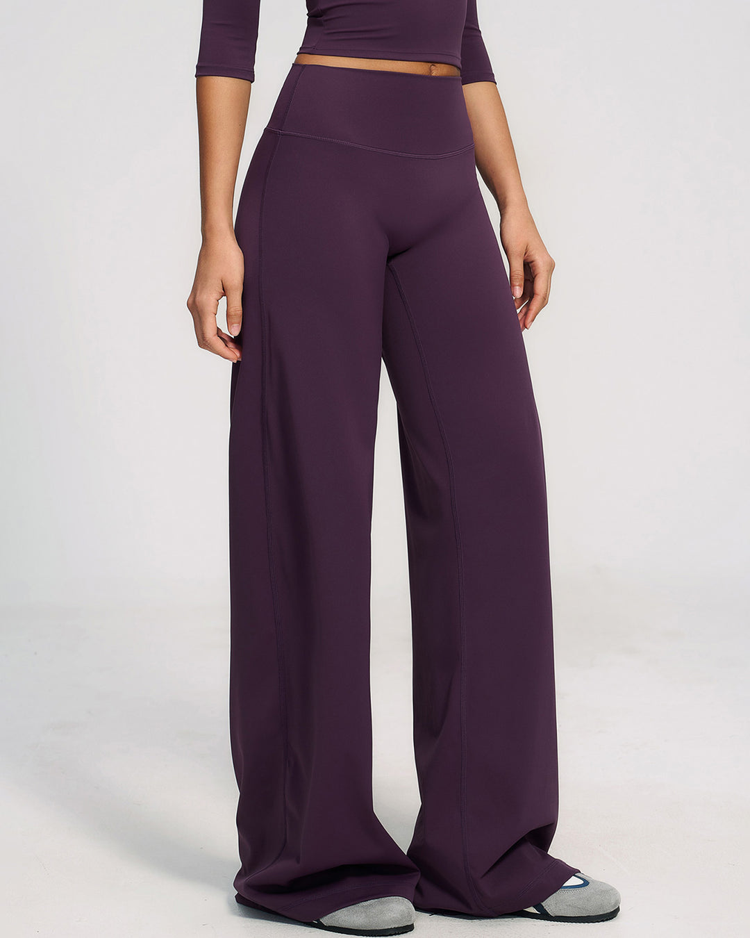 Mireya Flare Leggings - Aubergine