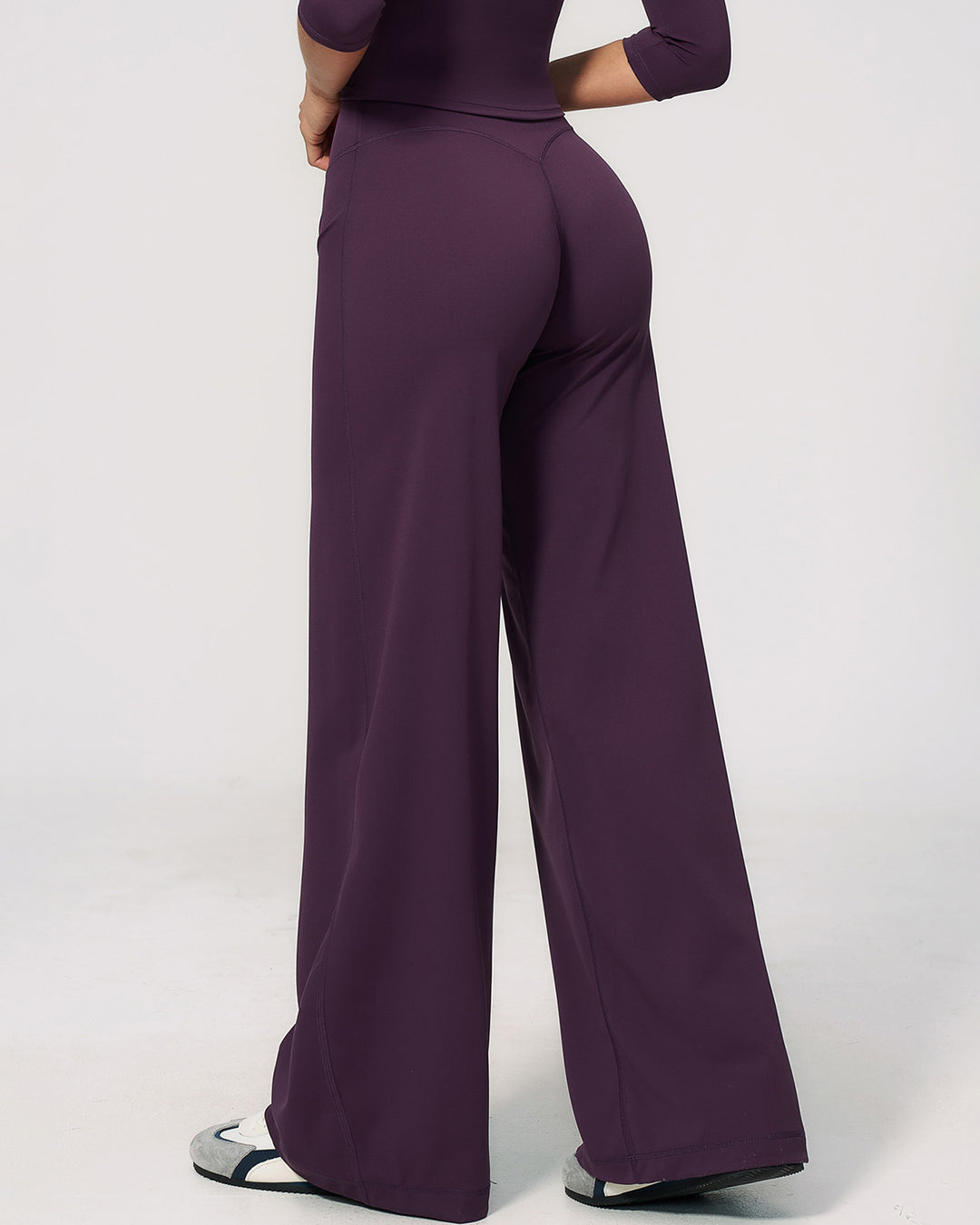 Mireya Flare Leggings - Aubergine