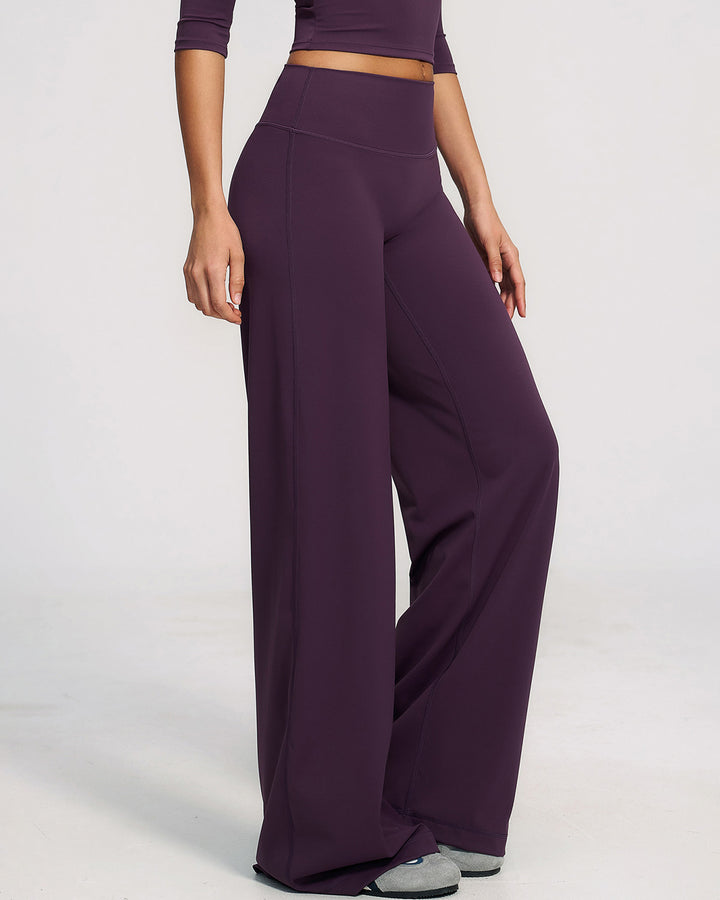 Mireya Flare Leggings - Aubergine
