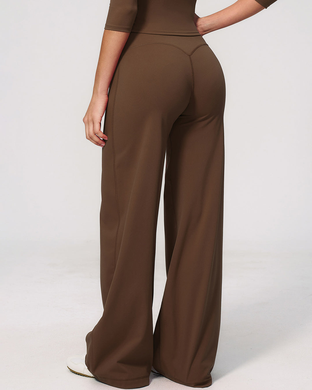 Mireya Flare Leggings - Brown