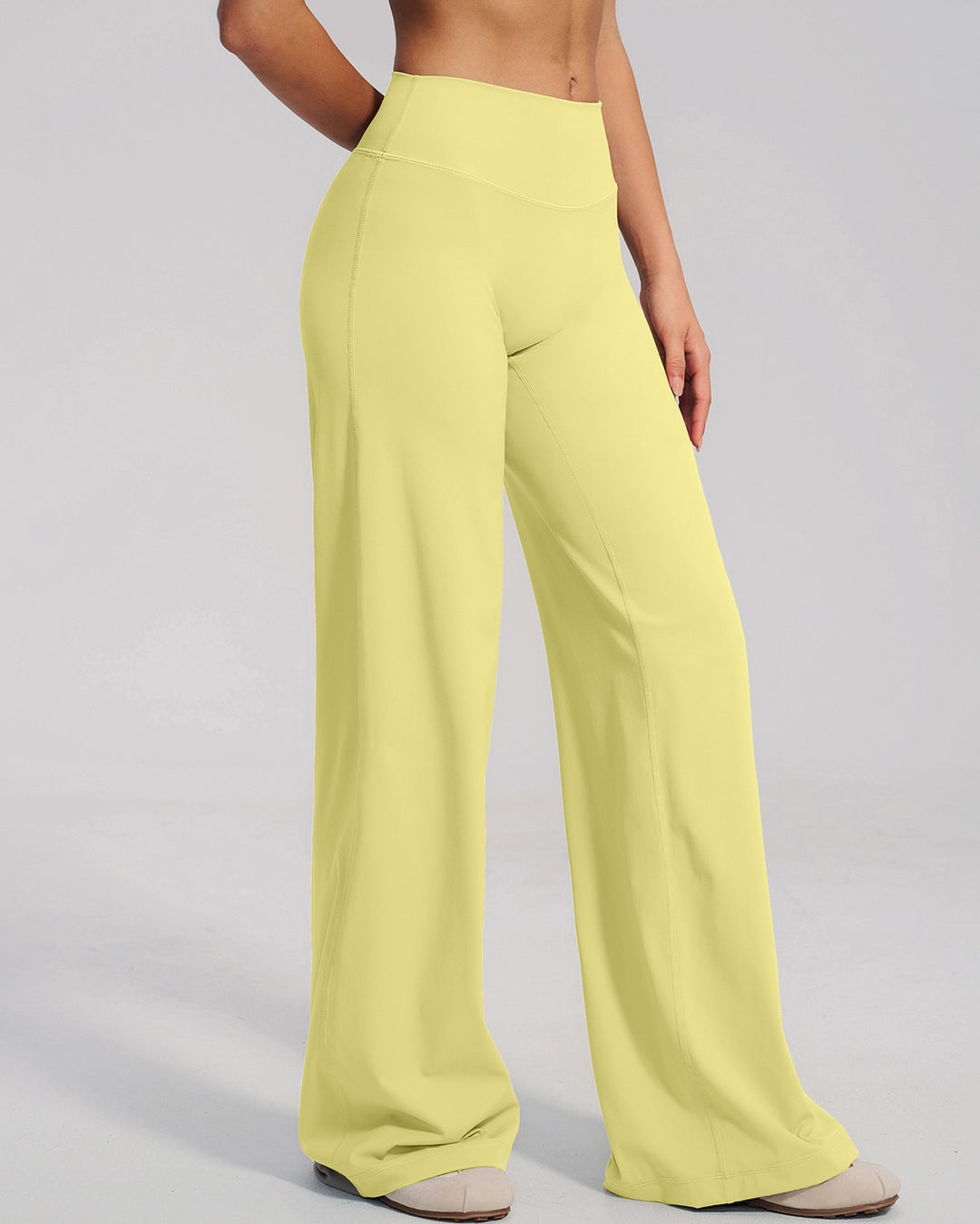 Mireya Flare Leggings - Buttercream