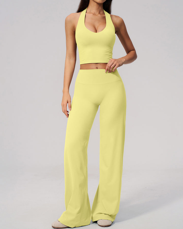 Mireya Flare Leggings - Buttercream