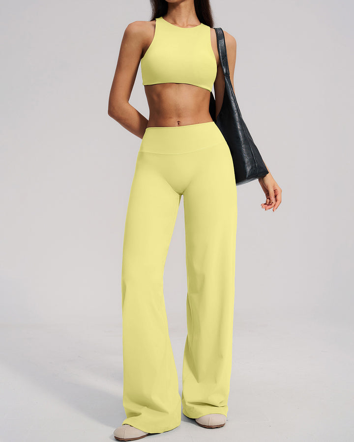 Mireya Flare Leggings - Buttercream
