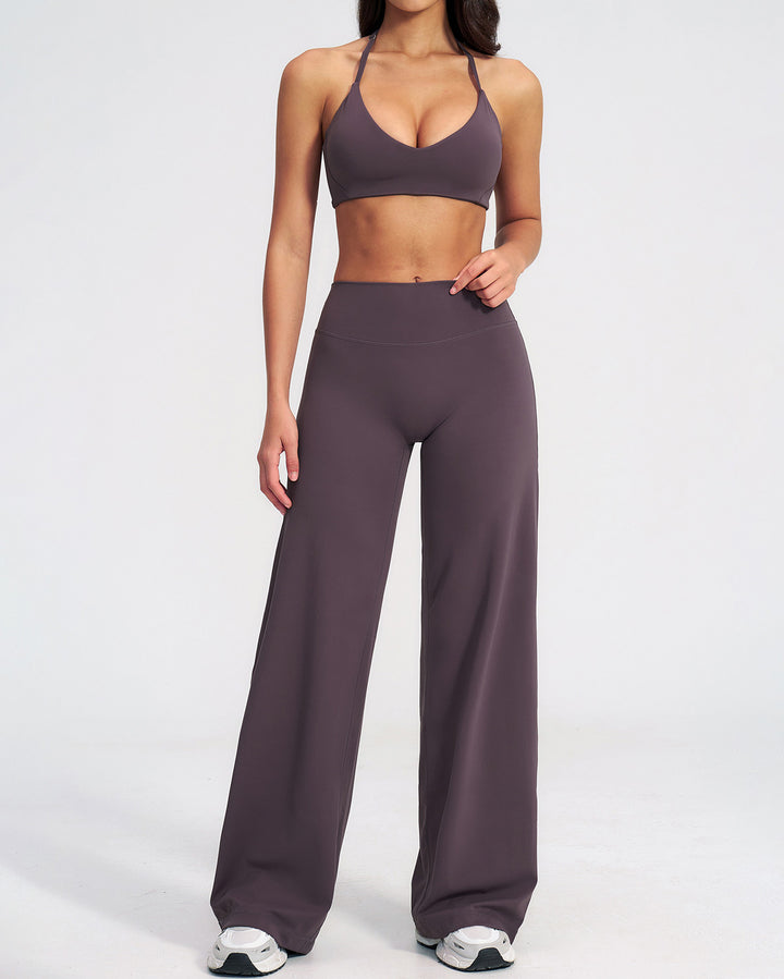 Mireya Flare Leggings - Mulberry