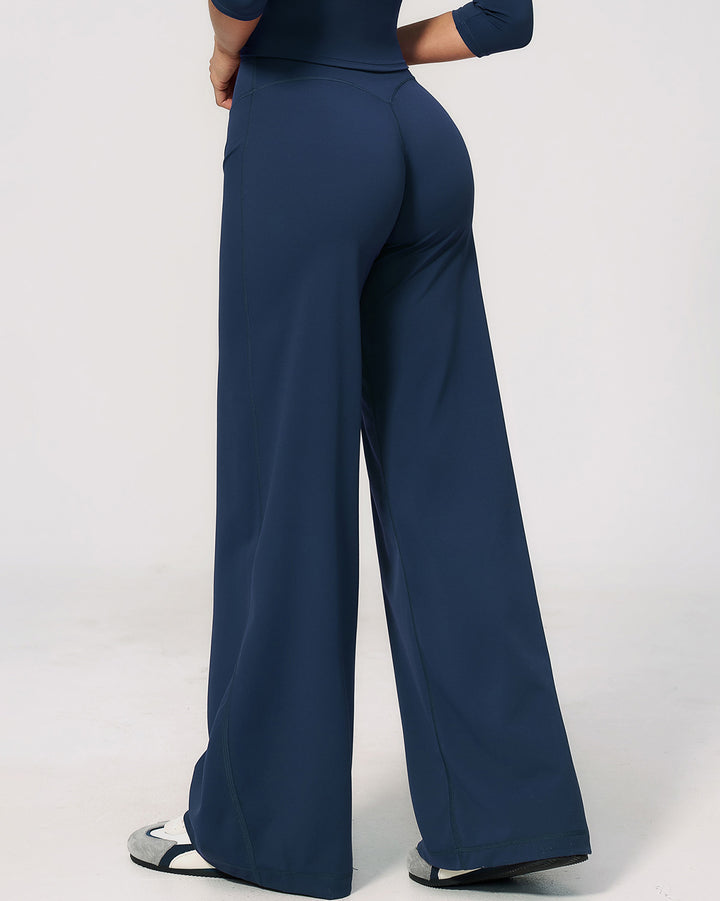 Mireya Flare Leggings - Navy