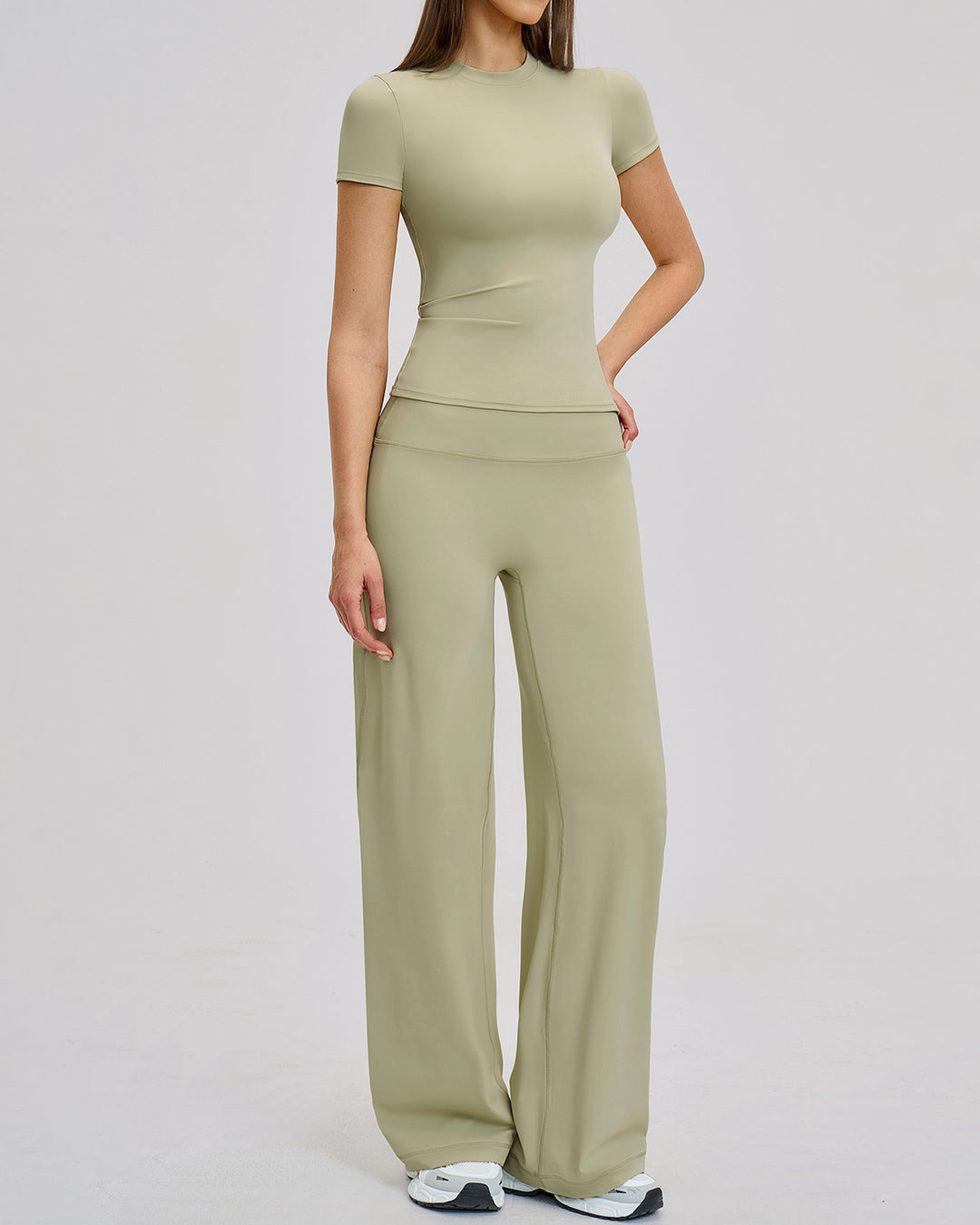 Mireya Flare Leggings - Olive