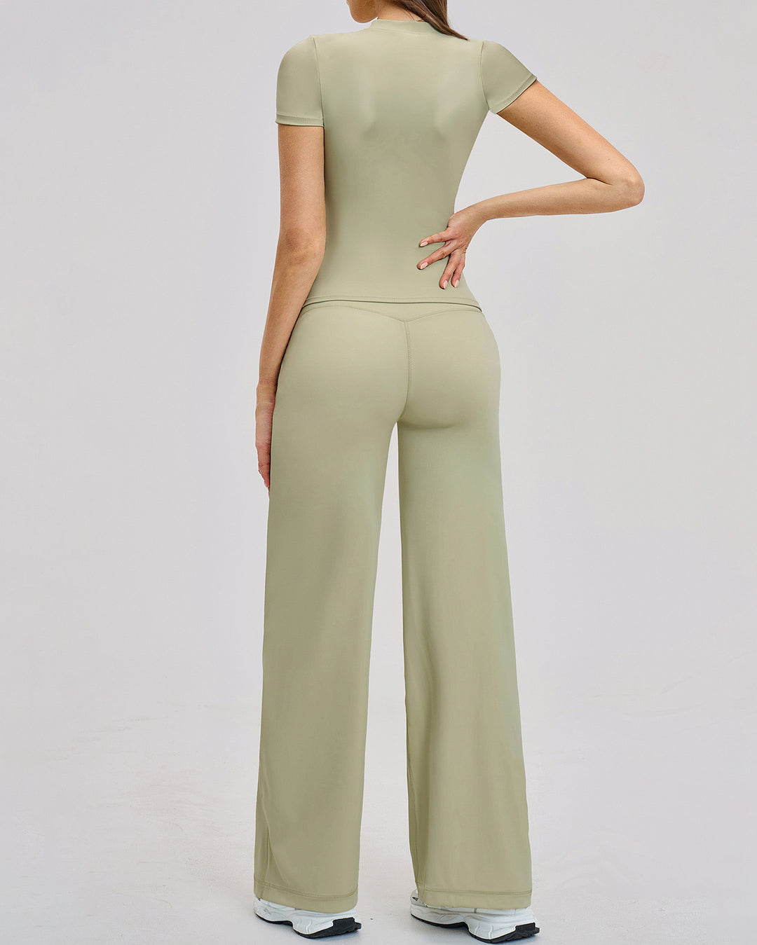 Mireya Flare Leggings - Olive