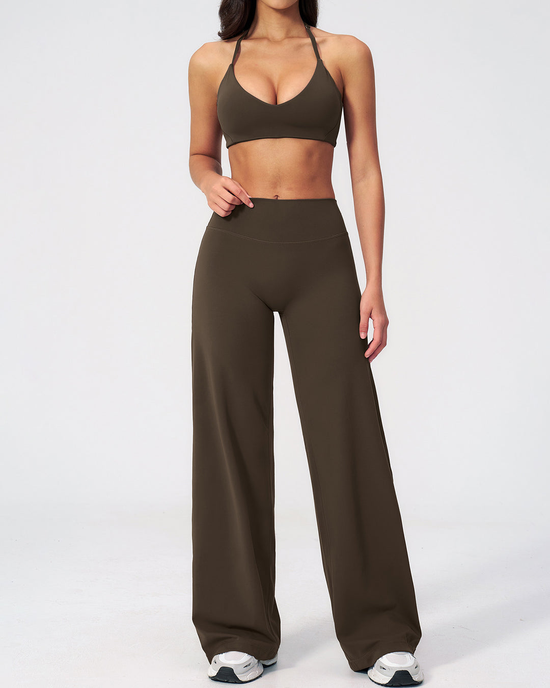 Mireya Flare Leggings - Walnut