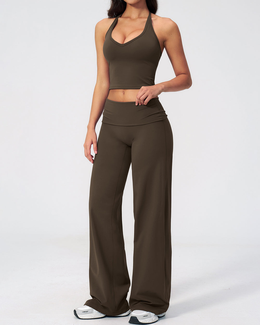 Mireya Flare Leggings - Walnut