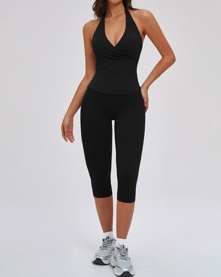 Mireya Seamless Capri - Black