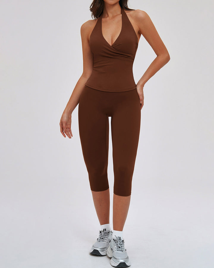 Mireya Seamless Capri - Brown